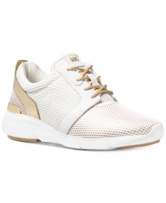 michael michael kors amanda trainer sneaker low|Michael Kors rose gold sneakers.